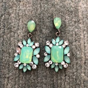 Seafoam drop earrings